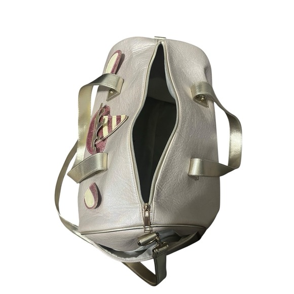 Underonesky Metallic Pink Unicorn Bag Sparkly With Over the Shoulder Strap - Picture 4 of 4